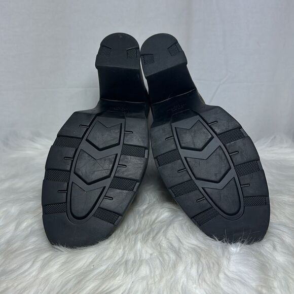 Marc Fisher LTD Ramio Green Suede Platform Lug Sole Booties Sz 9 - Picture 7 of 7